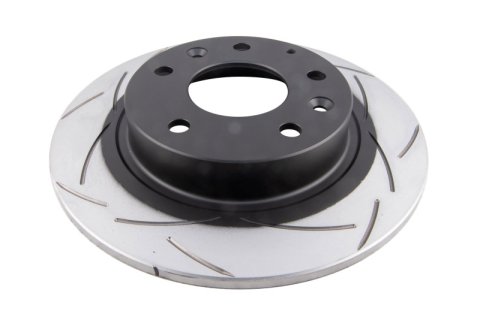 Disc Brakes Australia USA LLC Brake Rotors DBA2571S Street T2 Slotted SLD [ Mazda 3 BM Series 2.0L 14-> R ]