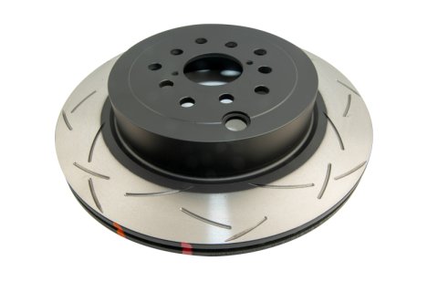 Disc Brakes Australia USA LLC Brake Rotors DBA43051S-10 4000 T3 Slot KP [ Subaru WRX STi ( Brembo 4 Pot Spec "R" Yellow Calipers ) 19 Inch Rim 04/17-> R ]