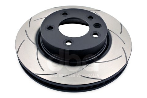 Disc Brakes Australia USA LLC Brake Rotors DBA2244S 4X4 Survival T2 Slotted KP [ VW Touareg 02-> / Porsche Cayene 02-> F ]
