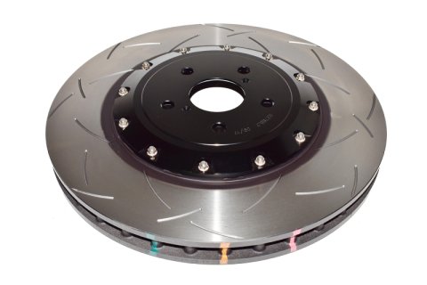 Disc Brakes Australia USA LLC Brake Rotors DBA52788BLKS 5000 Assembled Two Piece BLACK T3 Slotted KP [ Lexus GS-F URL10R & RC-F USC10R V8 09/2014-> F ] Flat rings 52632.1S