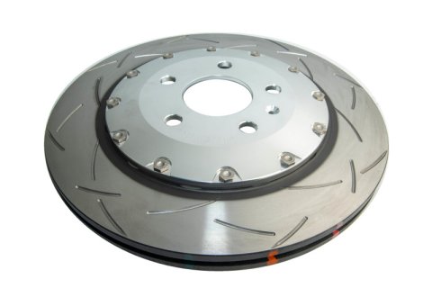 Disc Brakes Australia USA LLC Brake Rotors DBA52841SLVS 5000 Fully Assembled 2-piece Clear Anodised Hat T3 Slot KP [ Audi RS4-RS5 R ] DBA52835.1S rings