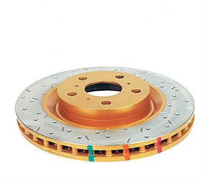 DBA HD Series 4000XS Brake Rotors DBA42806XS Disc Rotor, Cross-Drilled, Slotted, 4000 XS Series, Uni-Directional, Audi, VW, Front, Each