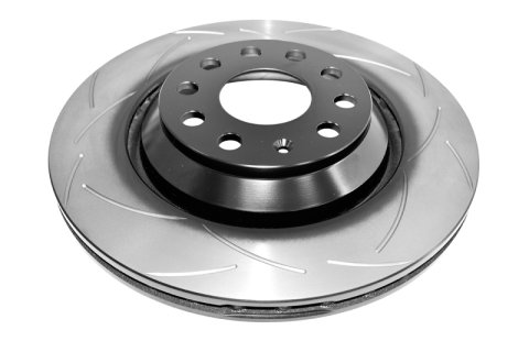 Disc Brakes Australia USA LLC Brake Rotors DBA2809S Street T2 Slot KP [ VW Golf R32 /Jetta/Tiguan & Skoda 03-> R ]