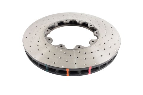 Disc Brakes Australia USA LLC Brake Rotors DBA53916.1XD 5000 Rotor Cross Drilled/Dimpled KP - BREMBO REPLACEMENT [ Chev Camaro ZL1 19-> F ] with M6 nuts