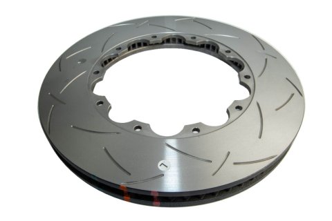 Disc Brakes Australia USA LLC Brake Rotors DBA52371.1LS 5000 Rotor T3 Slot Left Hand - 72CV 390mm x 35mm [ NISSAN R35 GTR 12 -> F BREMBO Replacement ] with M6 Lock Nut