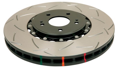 DBA Club Spec 5000 T3 Brake Rotors DBA52166BLKS Series Slotted Rotor, Black Hat