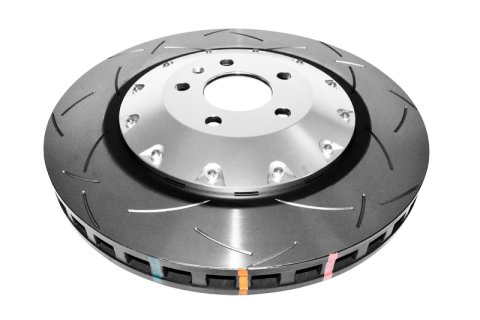 Disc Brakes Australia USA LLC Brake Rotors DBA52778SLVS 5000 Assembled Two Piece CLEAR Anodised T3 Slotted KP [ Audi S6 V10 06-12 F ]