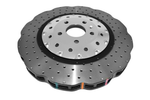 DBA 5000 XD Brake Rotors DBA53002WSLVXD Rotor, XD, 2-Piece, Crossed Drilled and Dimpled, Front, Audi, Each