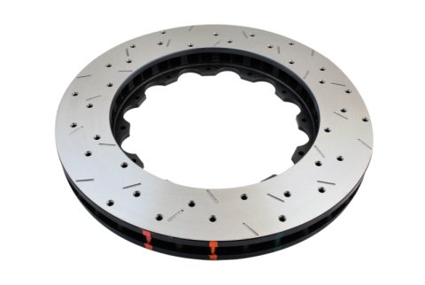 Disc Brakes Australia USA LLC Brake Rotors DBA52024.1XS 5000 Rotor Crossdrill/Slot - With Replacement NAS Nuts KP [ HSV 05-06 AP 6 piston caliper F ] Use DBA52018 for 4 piston caliper