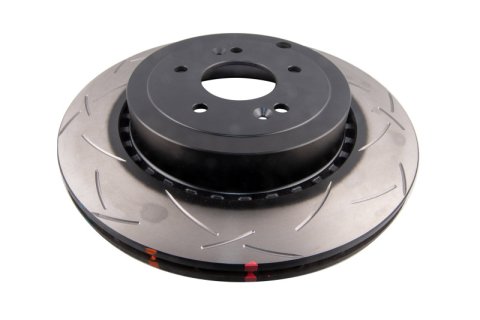 DBA Club Spec 4000 T3 Brake Rotors for 2019-2022 G70, 2018-2023 STINGER - DBA43343S Disc Rotor, Series 4000, Vented, Slotted Surface, Rear, Genesis, KIA, Each