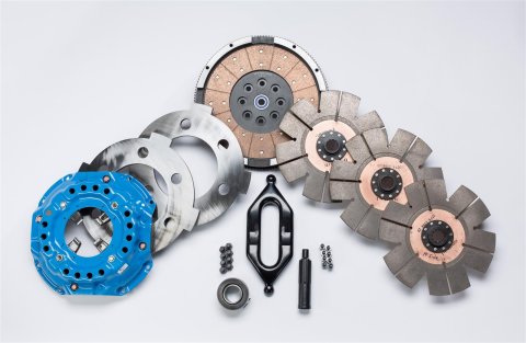 South Bend Clutch Competition Triple Disc Kits FDDDCOMP-6 Kit, Disc, 1.375 in. - 10-spline, Sintered Iron Disc, Pressure Plate, Ford, 7.3L Diesel, Kit