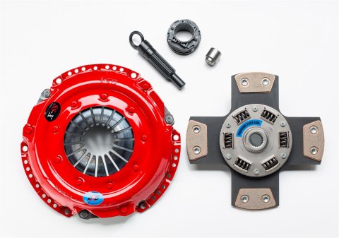 South Bend Clutch Stage 4 X-Series Kits KF771-SS-X Kit, X-Series, Single, 0.940 in. - 23-spline, Ceramic Disc, Pressure Plate, Audi, 2.3L, Kit