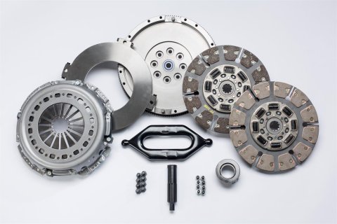 South Bend Clutch Competition Dual Disc Kits for 2005-2010 MUSTANG - XDDFMK1012 Kit, Disc, 1.063 in. 26-spline, Ceramic Disc, Pressure Plate, Flywheel, Ford, 4.6L, Kit
