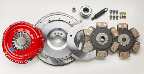 South Bend Clutch Super Street Dual Disc Kits XDD04173 Kit, Disc, 1.130 in. - 26-spline, Ceramic Disc, Pressure Plate, Flywheel, Chevy, Pontiac, Small Block LS, Kit