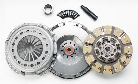 South Bend Clutch Dyna Max Multi-Friction Kits 1950-6.0-DFK Kit, Ceramic/Kevlar®, Clutch, Pressure Plate, Flywheel, Bearing, Alignment Tool, Hardware, Ford, Kit