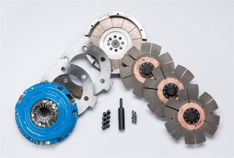 South Bend Clutch Competition Triple Disc Kits DDDCMAX-Y Kit, Disc, 1.375 in. - 10-spline, Sintered Iron Disc, Pressure Plate, Chevy, GMC, 6.6L Diesel, Kit
