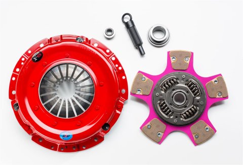 South Bend Clutch Stage 4 X-Series Kits for 2005-2010 MUSTANG - FMK1012-SS-X Kit, X-Series, Single, 1.063 in. 26-spline, Ceramic Disc, Pressure Plate, Ford, 4.6L, Kit