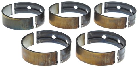 Clevite H-Series Main Bearings MS-2296H-.026MM Bearings, H Series, 1/2 Groove, 0.026mm Crankshaft Undersize, Tri Metal, Chrysler, Dodge, Jeep, Ram, 5.7, 6.4, Set of 5