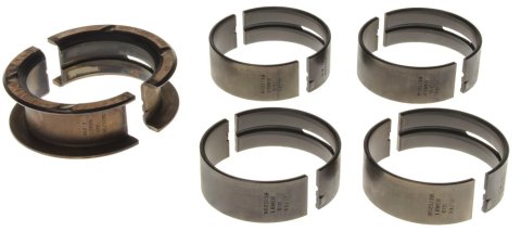 Clevite H-Series Main Bearings MS-590H-10 Bearings, H Series, 1/2 Groove, .010 in. Crankshaft Undersize, Tri Metal, Ford, Small Block, Set of 5