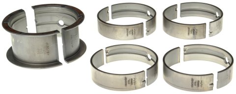 Clevite P-Series Main Bearings MS-1038P-20 Bearings, P Series, 1/2 Groove, .020 in. Crankshaft Undersize, Tri Metal, Chevy, 400 Small Block, Set of 5