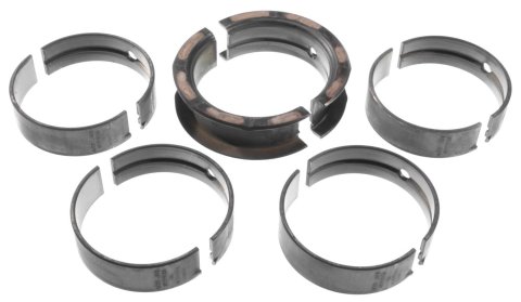 Clevite H-Series Main Bearings MS-2321H-1 Bearings, H Series, 1/2 Groove, 0.001 in. Crankshaft Undersize, Tri Metal, Dart LS Next, Set of 5