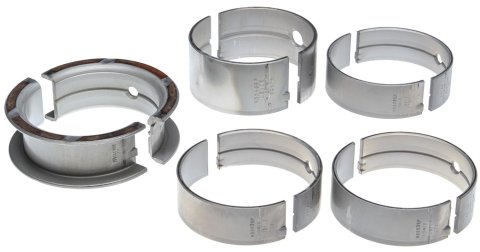 Clevite P-Series Main Bearings MS-540P Bearings, P Series, 1/2 Groove, Standard Size, Tri Metal, Chrysler, Dodge, Plymouth, 273, 318, 340, Set 5