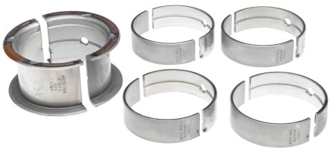 Clevite P-Series Main Bearings MS-909P-40 Bearings, P Series, 1/2 Groove, .040 in. Crankshaft Undersize, Tri Metal, Chevy, Small Block, Set of 5