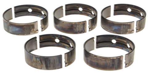 Clevite H-Series Main Bearings MS-2296H Bearings, H Series, 1/2 Groove, Standard Size, Tri Metal, Chrysler, Dodge, Jeep, Ram, 5.7, 6.4, Set of 5