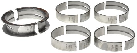 Clevite P-Series Main Bearings MS-1432P-10 Bearings, P Series, 1/2 Groove, .010 in. Crankshaft Undersize, Tri Metal, Ford, 351M, 351W, 400, Set of 5