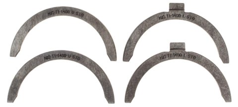 Clevite Thrust Washer Bearings TW-401S Washers, Geo, Toyota, 1.5L, 1.6L, 1.8L, Set of 4