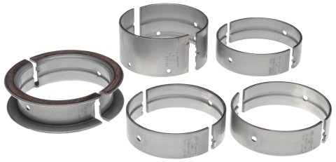 Clevite P-Series Main Bearings MS-496P-10 Bearings, P Series, Full Groove, .010 in. Crankshaft Undersize, Tri Metal, Pontiac, V8, Set of 5