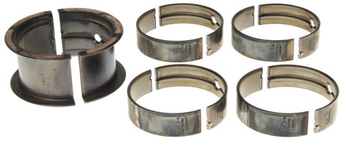 Clevite H-Series Main Bearings MS-1038HX Bearings, H Series, 1/2 Groove, .001 in. Thinner Size, Tri Metal, Chevy, 400 Small Block, Set of 5