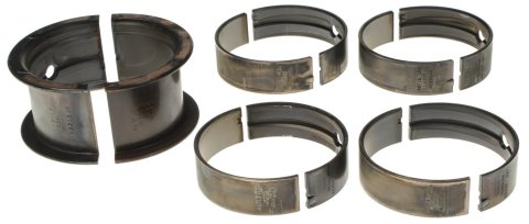 Clevite H-Series Main Bearings MS-1038H-11 Bearings, H Series, .011 in. Crankshaft Undersize, Tri Metal, Chevy, Small Block, 400, Set of 5