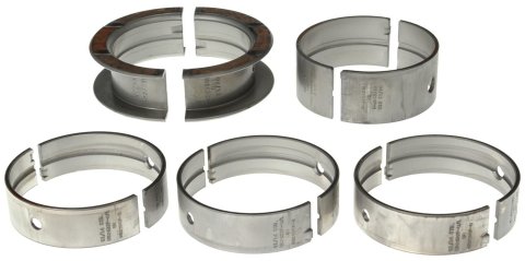 Clevite P-Series Main Bearings MS-1266P Bearings, P Series, Full Groove, Standard Size, Tri Metal, Chrysler, Dodge, Plymouth, 360, Set of 5