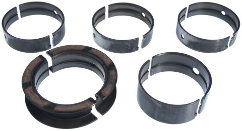 Clevite H-Series Main Bearings MS-1266HG Bearings, H Series, Full Groove, TM-77, Chrysler, Dodge, Plymouth, 5.9L, Set of 5