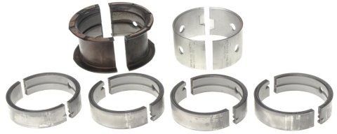 Clevite P-Series Main Bearings MS-1564P Bearings, P Series, 1/2 Groove, Standard Size, Tri Metal, Chevy, 400 Small Block, Set of 5