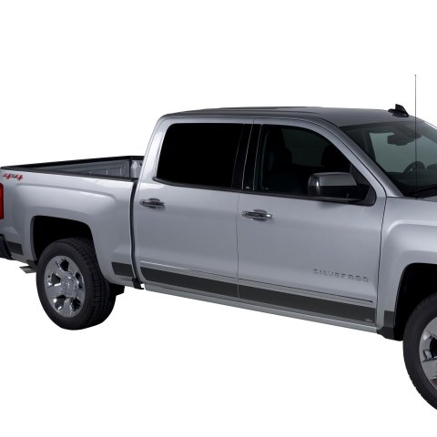 Putco Rocker Panels 9751242BP Panels, Black Platinum 19-21 Silverado LD/Sierra LD - Double Cab - 6.5ft Standard Box