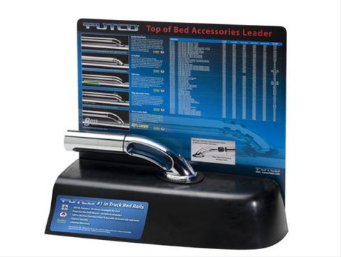 Putco ZZZ Displays 898POP Locker Side Rail Point of Purchase Display; Universal, Locker Side Rail - Point of Purchase Display