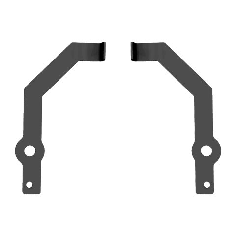 Putco Luminix Grille Mount Brackets for 2014-2021 TUNDRA - 2206 Bracket, Mount, Stainless Steel, Black Texture Powdercoated, For Luminix/Luminix Edge 20 in. Light Bar, Toyota, Pair
