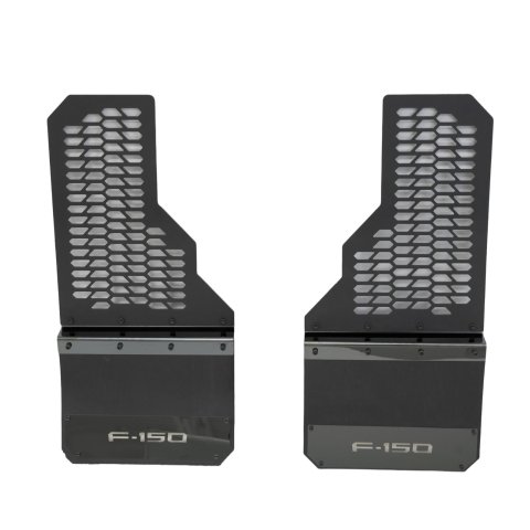 Putco - Mud Flaps for 2015-2025 F-150 78210FD Skins Hex Ford Licensed, Ford (Fits Front) Set of 2