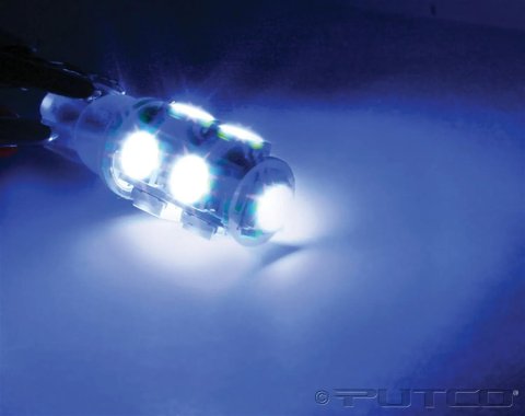 Putco Plasma LED Light Bulbs 243157A-360 Bulbs, LED, Amber, 3157, 360 Degree, Pair