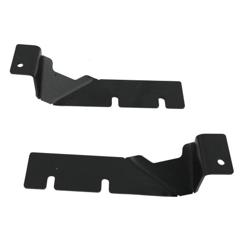 Putco Luminix Hood-Mount Brackets for 2019-2025 RANGER - 2226 Mount Bracket, Hood Mount, Stainless Steel, Black Texture Powdercoated, For Mini Block Lamp, Ford, Pair