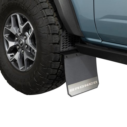 Putco - Mud Flaps for 2021-2025 BRONCO 78280FD Skins Hex Ford Licensed, Ford Bronco (Fits Front) Set of 2
