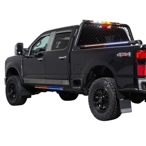 Putco - Mud Flaps for 2023-2025 F-250 SUPER DUTY, F-350 DUTY 78550FD Skins Solid Ford Licensed, Ford Super Duty (Fits Front) Set of 2
