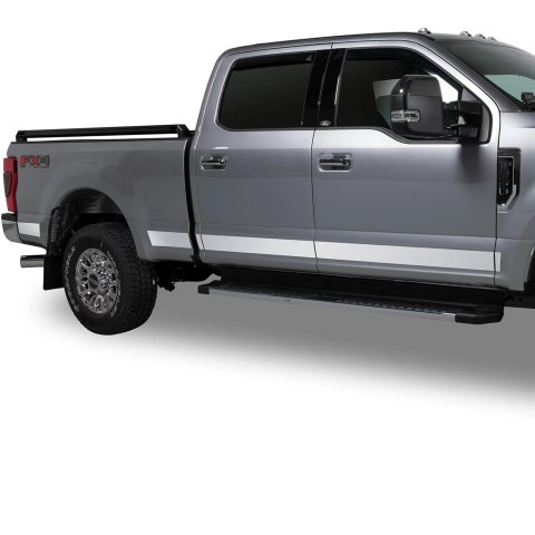 Putco Rocker Panel Covers 3751456 PRO Stainless Steel Panels, Ford Super Duty Crew Cab (4.25" tall, 6 Pieces)