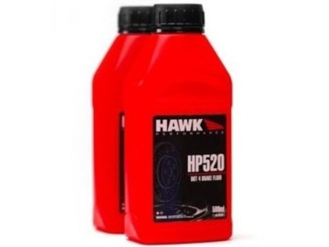 Hawk Performance HP520 Brake Fluid Fluid, HP520, Dot 4, 500ml, Each