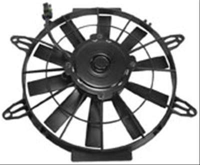 Quadboss Cooling Fan Assemblies 495834 Assembly, Single, Black Plastic Blades, Black Shroud, Can-Am, Polaris, Each