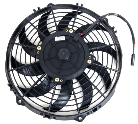 Quadboss Cooling Fan Assemblies 463749 Assembly, Single, Black Plastic Blades, Black Shroud, Arctic Cat, Each