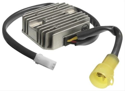 Quadboss Voltage Regulators 495329 Regulator, 12 V, Aluminum, Natural, Yamaha, Each