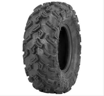 Quadboss QBT447 Utility Tires 24x9-11 Tire, Utility, 24x9-11, Bias-Ply, Blackwall, Rear, Each